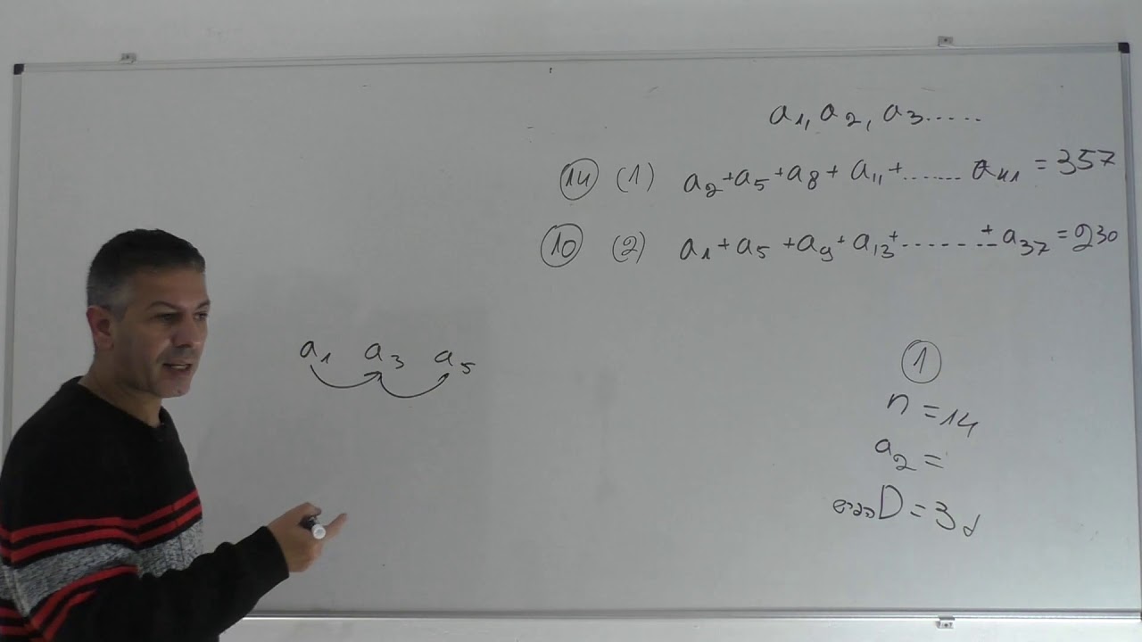 שאלת מתכונת -סדרה חשבונית 4 יחידות