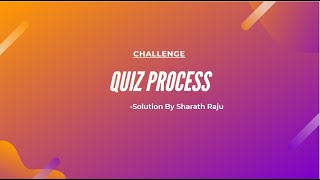 RPA Real Time Project #1 - ExcelCult Quiz Process - Solution screenshot 5