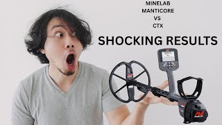 MINELAB MANTICORE VS CTX 30/30 VS ETRAC SUPER SECRET NINJA SETTINGS! SHOCKING RESULTS!