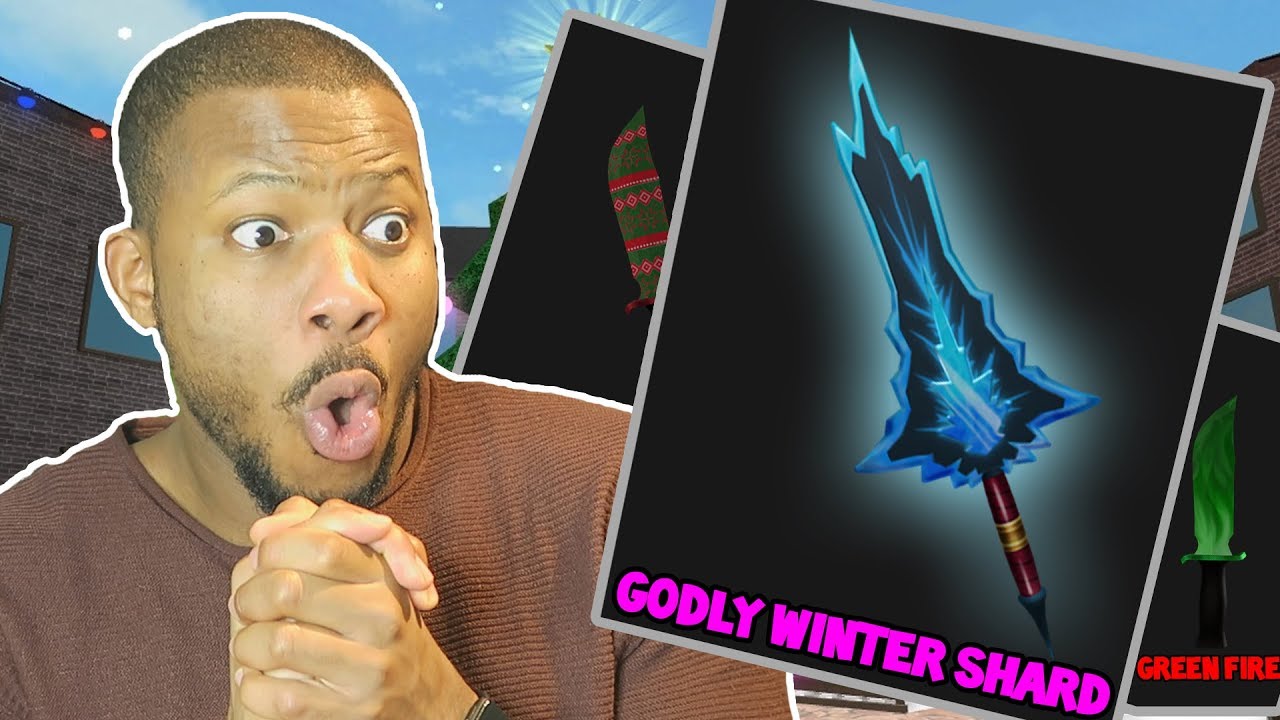 I Got Winters Edge Mm2 Unboxing By Sub Roblox