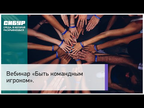 Вебинар: «Быть командным игроком»