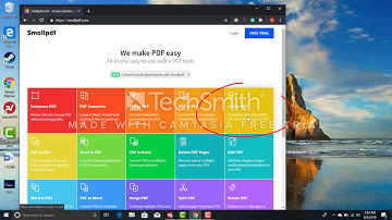 How to use Smallpdf.com to change JPG file to PDF file