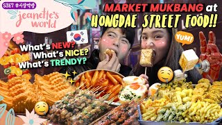 🍢HONGDAE STREET FOOD ep.‼️- uncovering the MUCHIES of Seoul’s hottest street 🔥🤤