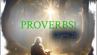 Daily Proverbs - Chapter 23 ✝️ Audio Bible Reading 📖 (KJV)