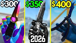 The BEST BUDGET Knives Under $400 in CS2 (Cheap Knife Skins 2026)