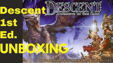 Descent 1st Edition Unboxing