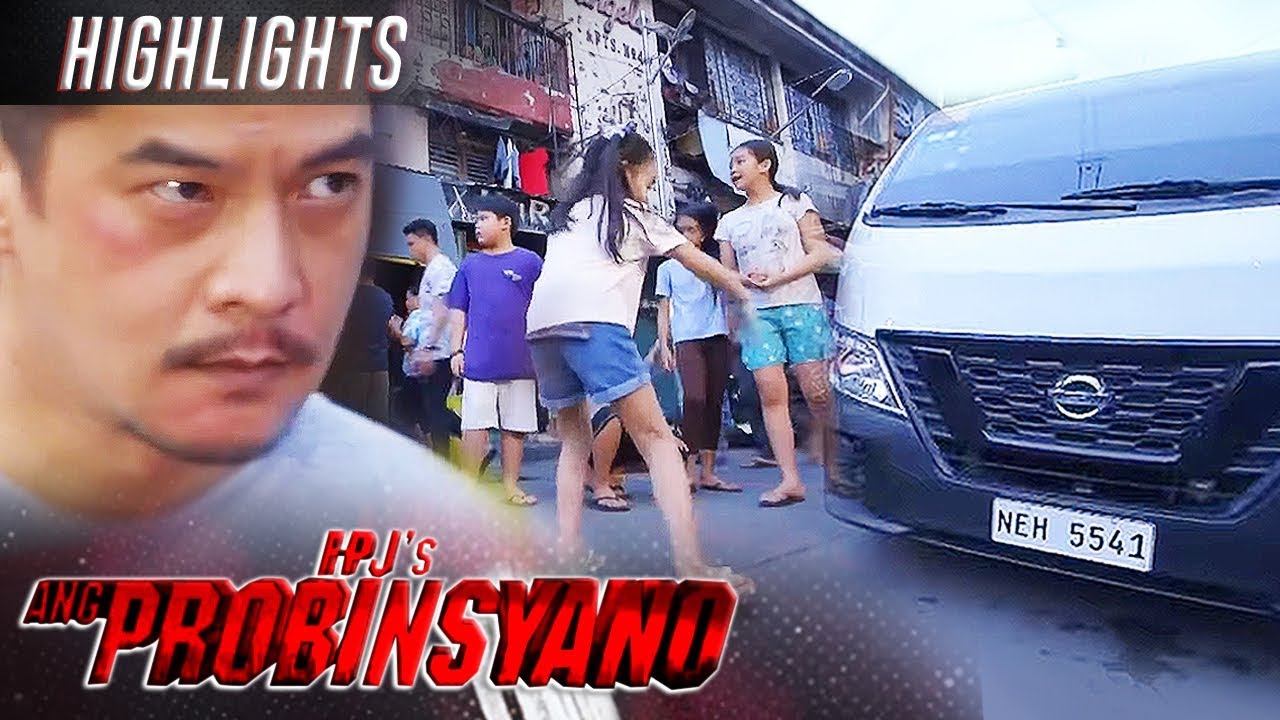 Juan steps between the kids and a white van | FPJ's Ang Probinsyano (With Eng Subs)