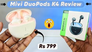 Mivi DuoPods K4 Review Rs 799 Best Ever TWS ⚡ AI ENC-50H Play Time-High Bass-Gaming Mode screenshot 2