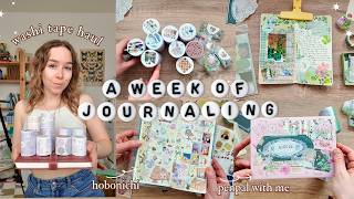 a cozy week of journaling ✶ stationery haul & penpal with me 🍀🌷