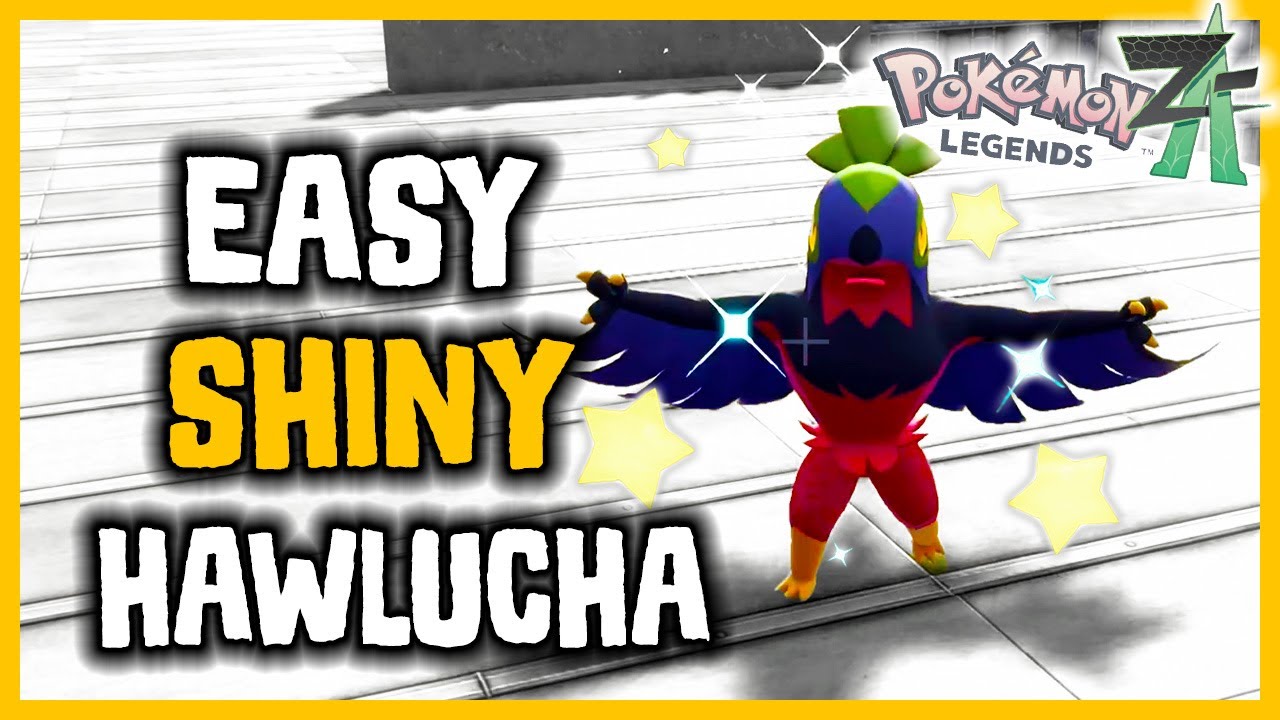 How to Get SHINY HAWLUCHA Easily – Best Spot in Pokémon Legends Z-A 🦅💎 ...