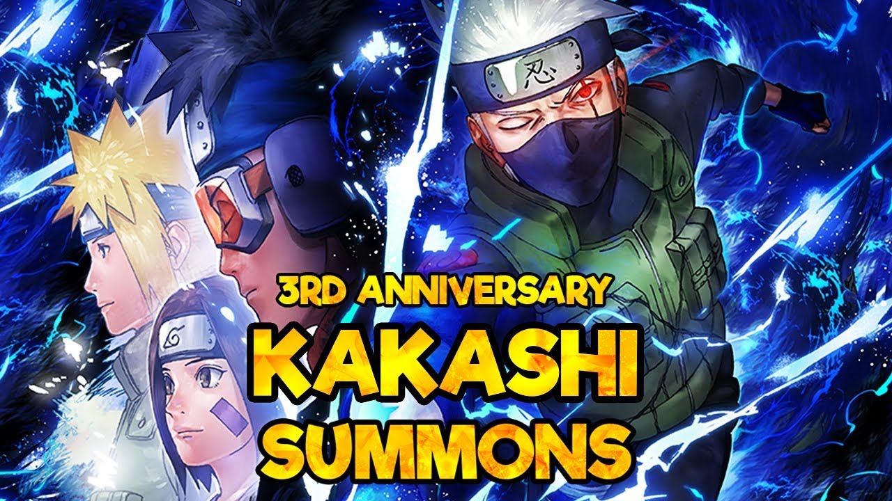 HAS MY LUCK CHANGED!? 3RD ANNIVERSARY KAKASHI SUMMONS | Naruto Ultimate Ninja Blazing