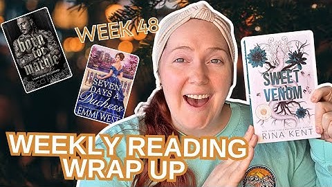 Thanksgiving READING WRAP UP | Week 48 