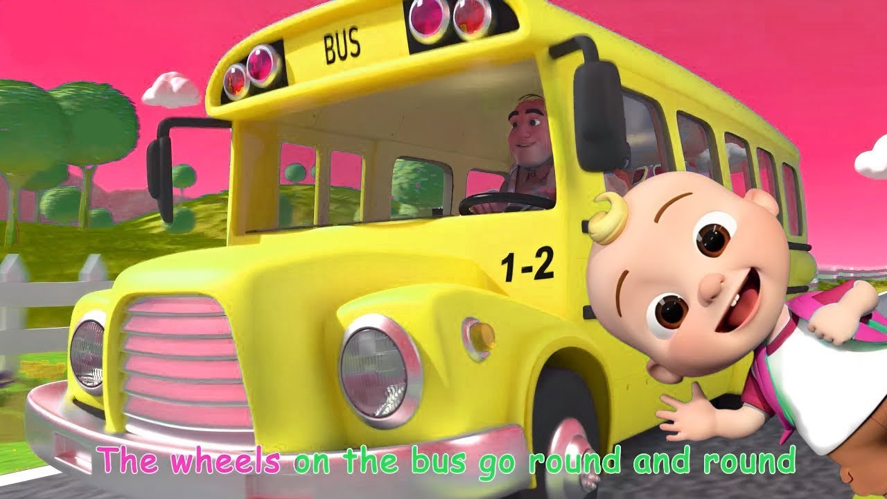 🚌 Wheels on the Bus Baby Song | Colorful CoComelon-Style Kids Music 🎵 2 Minute Loop Mashup Remix