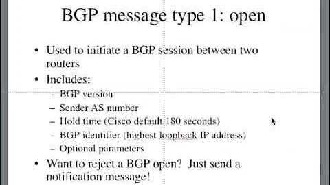 Introduction to BGP theory