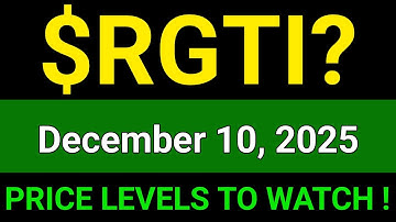 RGTI Stock (Rigetti Computing, Inc.) RGTI Stock Technical Analysis | December 10, 2025 