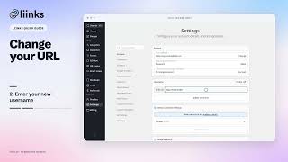 Change your Liinks URL | Liinks tutorial