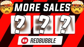 Do This to sell more Redbubble products FAST & EASY!  (How to Make Money on Redbubble)