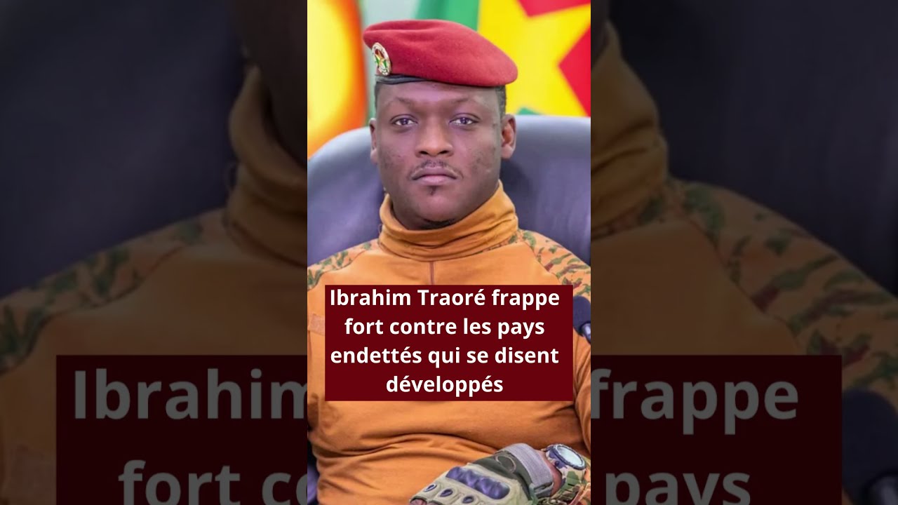 Ibrahim Traoré rejette une vision du développement basée sur les immeubles et les routes