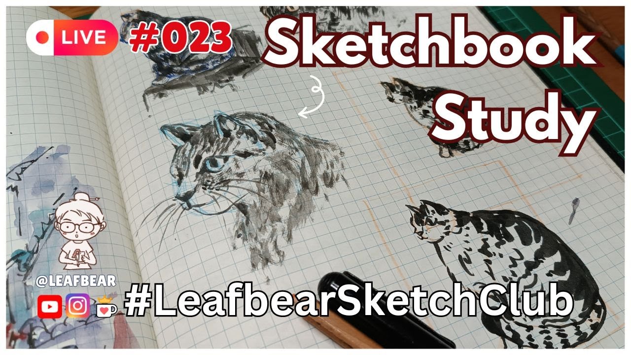 Sketchbook Study using Pentel Brush Pen #artstream #watercolor # ...