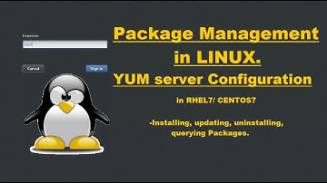 RPM Package Management in Redhat7 || Configuring YUM || Installing, updating, erasing Packages