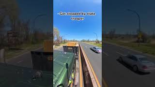 Truck driver got stopped by state trooper while doing a local delivery#police #driver #truck #news