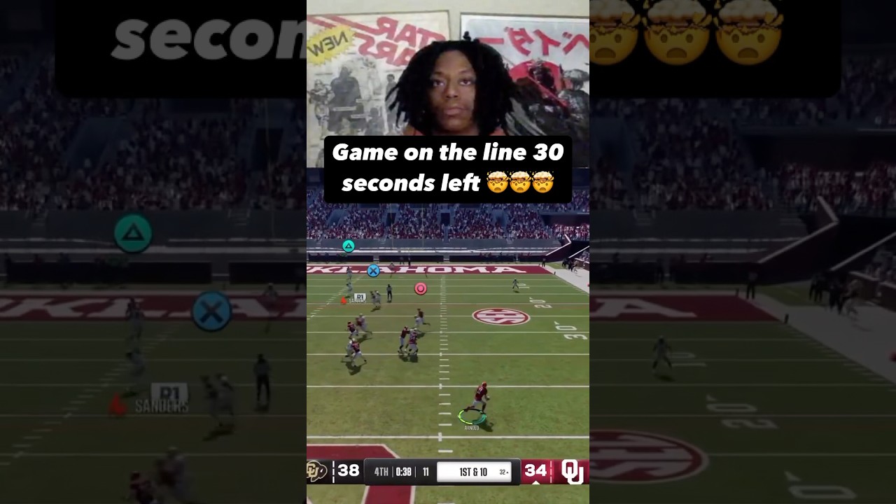 Qb run for the lead #johnnyxjdot #ncaa #ncaa25#viral #explore #gaming #videogames #football #cfb25