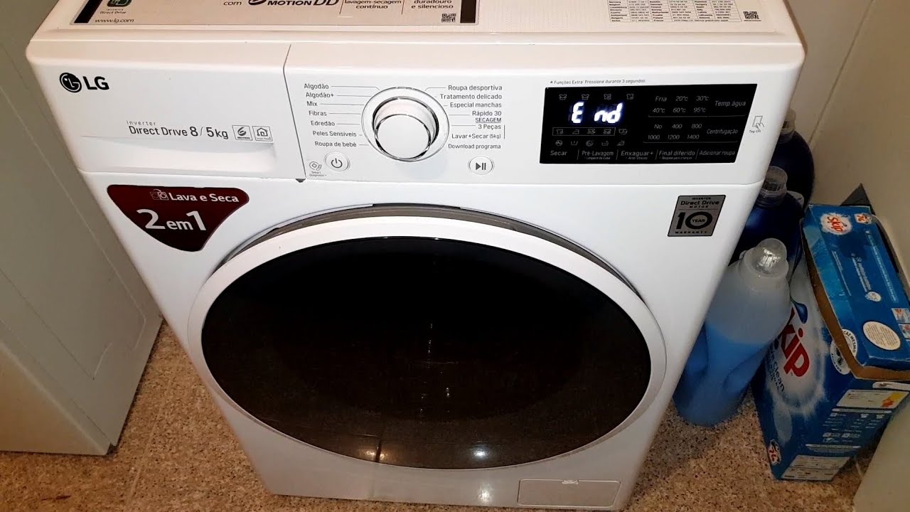 LG Washer Dryer Inverter Direct Drive 8/5 Kg F4J6TM0W the music/song
