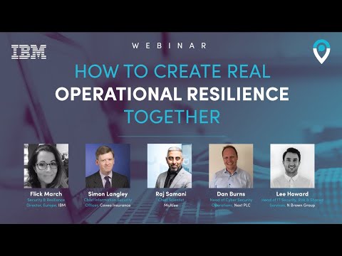 Virtual Roundtables Live: Technology Webinar - How to Create Real Operation Resilience Together