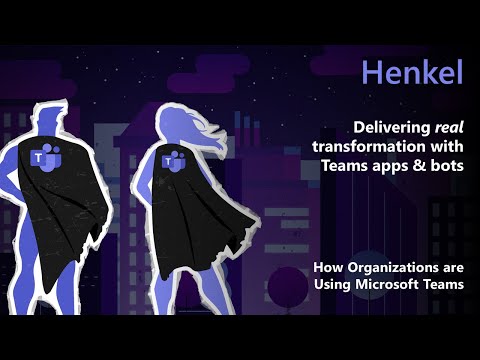 Accelerate Your Organization's Transformation with Microsoft Teams App Templates and Bots: Henkel
