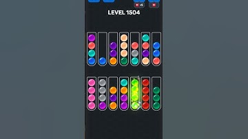 Ball Sort Puzzle nível 1504 #games #androidgameszone #automobile #puzzle #level #gaming #colors