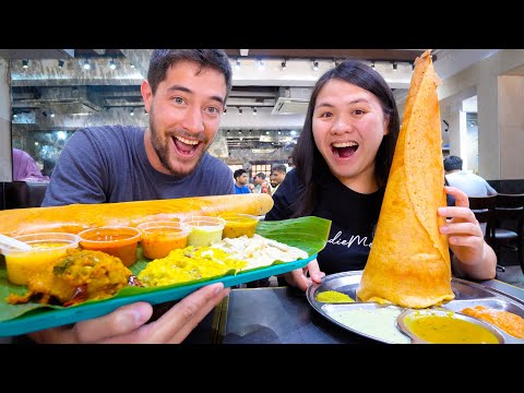 Indian STREET FOOD Tour in Singapore!! BEST Banana Leaf Dosa in LITTLE INDIA Singapore! | Luke Martin