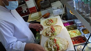 Lebanese Falafel Sandwich Wrap for £5.00 | also Falafel Recipe making Process | at "Fresh Falafel"