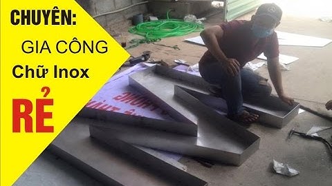 GIA CÔNG GẮN CHỮ INOX VÀNG ĐỒNG 304 SAIGON SILICON CITY