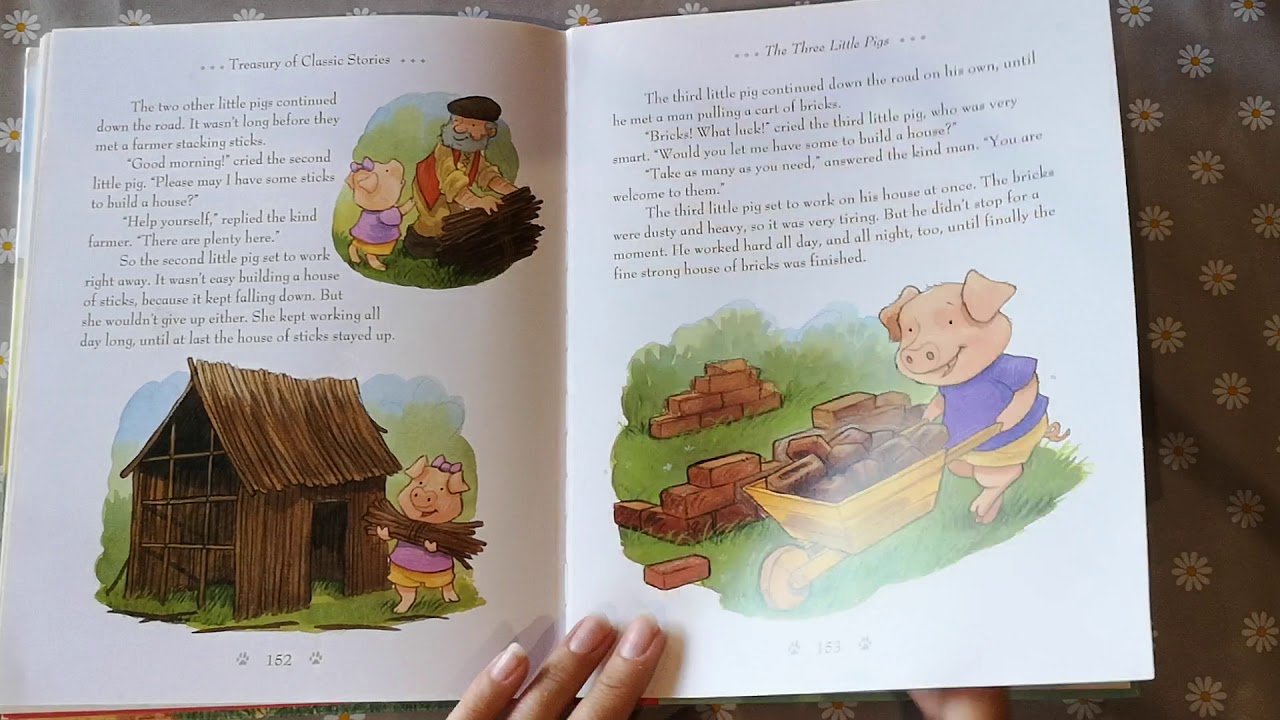 The Three Little Pigs Story Book Read Aloud For Kids YouTube