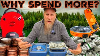 Budget to Better Folding Camp Stove shootout.  How Much Do You Have To Spend?