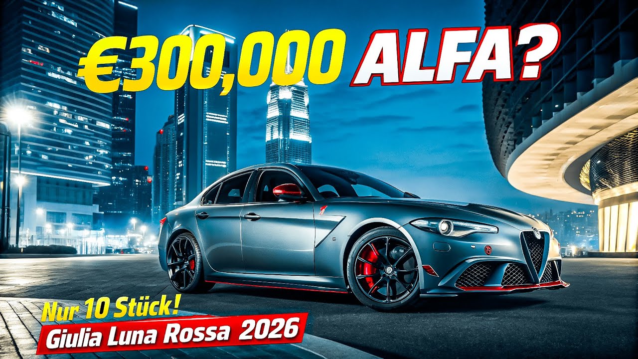 ALFA ROMEO GIULIA LUNA ROSSA (2026) 🇮🇹 300.000€?! Nur 10 Stück weltweit!