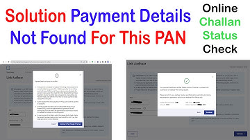 Payment Details not found for this PAN How to Solve 2023 || Payment Done But Challan Not Update 2023