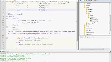 2. Intro to PHP (POST and GET, concatenation, single and double quotes)
