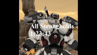 Speedrun Warhammer 40000: DoW Dark Crusade WR (All Strongholds% Tau) - 1:23:43