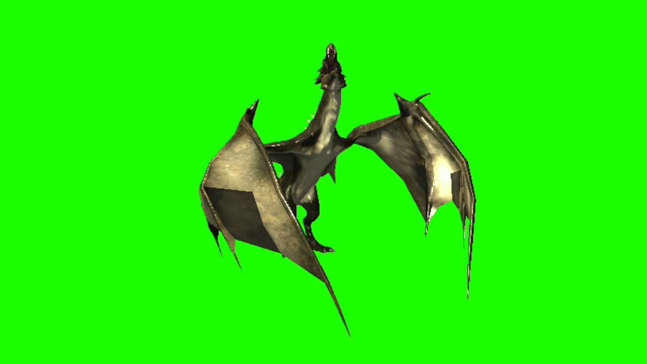 Black dragon // dragon // dragon bite // Green screen dragon bite ...