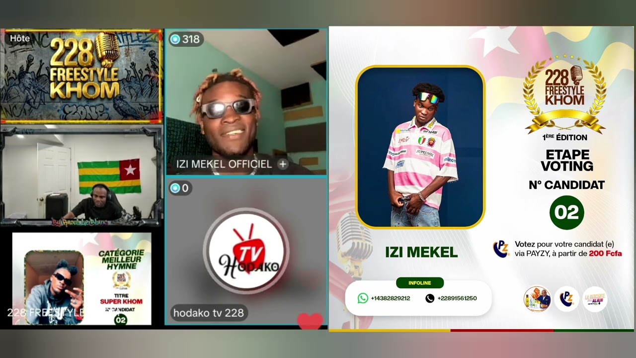 228 FREESTYLE KHOM DE RAOUL LE BLANC : PASSAGE DE IZI MEKEL DE LA TEAM GADAGADA