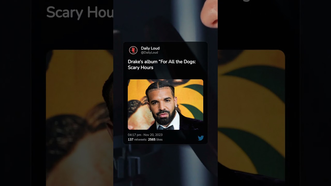 Drake’s album “For All the Dogs: Scary Hours Edition” is on pace to sell 110k records this week