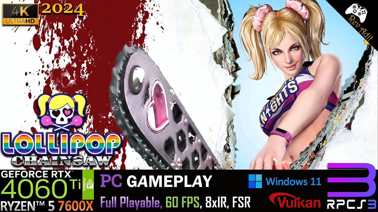 Lollipop Chainsaw PC Gameplay RPCS3 Full Playable PS3 Emulator