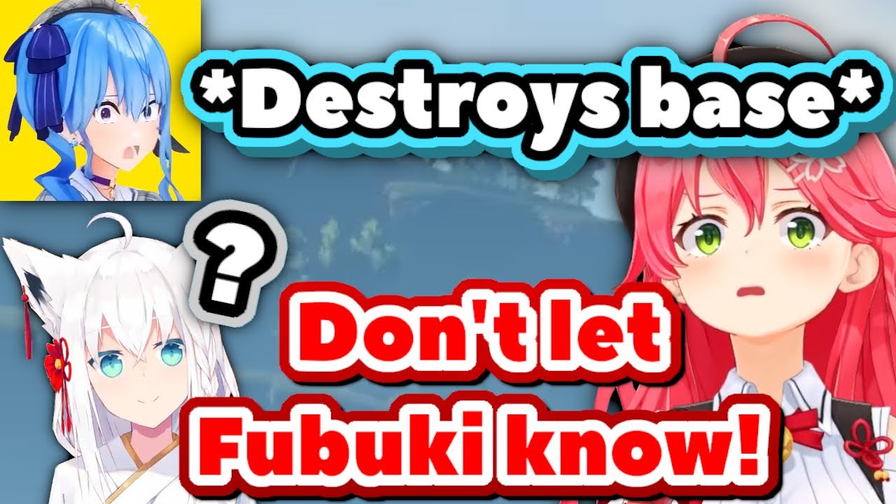 miComet Scramble to Fix Palworld Base After Suisei Destroys It 【ENG Sub / hololive】