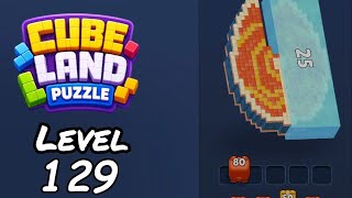 Cube Land Puzzle Level 129 Walkthrough