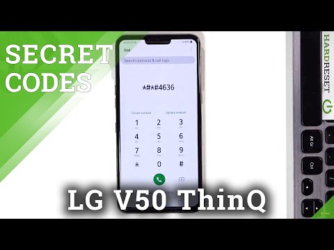 How to Use Secret Codes in LG V50 ThinQ -  Find Hidden Modes