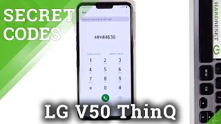 How to Use Secret Codes in LG V50 ThinQ -  Find Hidden Modes screenshot 5