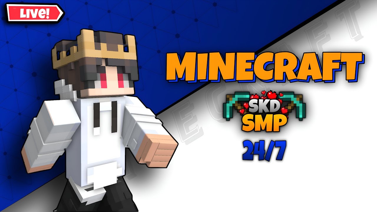 Minecraft SKD SMP S10 #6 Live 🟥 Java/Pocket | Minecraft Live | 24/7 ...