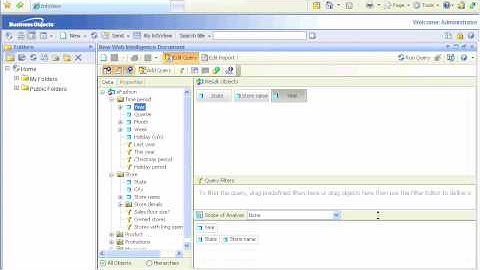 Scope of Analysis and Custom Hierarchies on BOE Universe / WebI