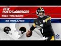Ben Roethlisberger Goes 44 for 66 w/ 506 Yards Passing! | Ravens vs. Steelers | Wk 14 Player HLs